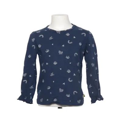 T-shirt à manches longues (Bleu, Blanc) de Loud + Proud Coton biologique