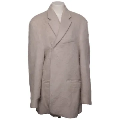Coat (Beige) from The Frankie Shop Mohair, Polyamide, Wool