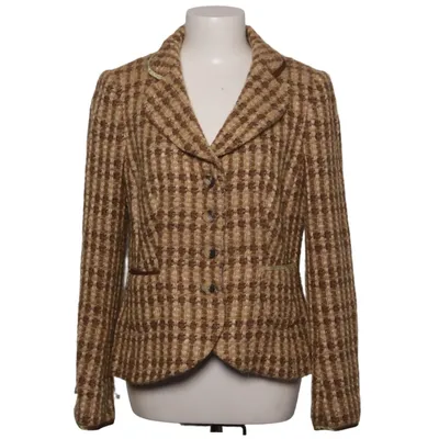 Blazer (Brown, Beige) from Windsor Acetate, Cupro