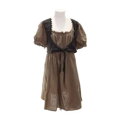 Klänning (Beige, Svart) från Romwe