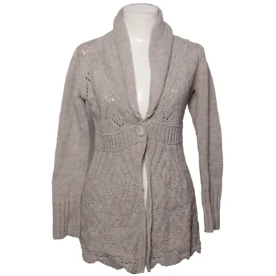 Cardigan (Beige) van Annel Acryl, Wol