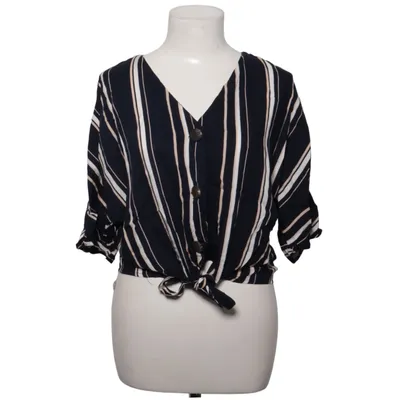 Wrap blouse (Blue, Beige, White) from Hailys Viscose