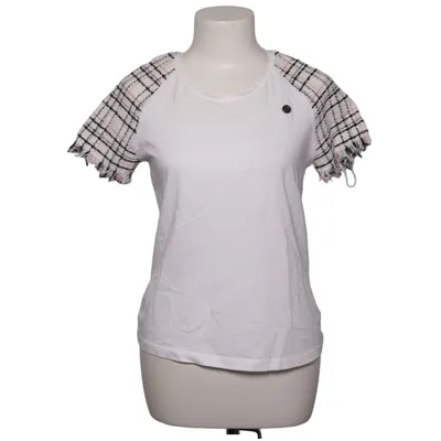 T-shirt (Vit, Flerfärgad) från Maje Akryl, Bomull, Polyamid, Polyester, Viskos