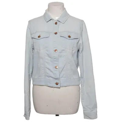 Spijkerjas (Blauw) van Seventyseven Urban Streetwear Katoen, Elastaan