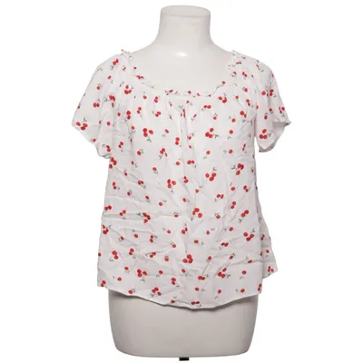 Top (White, Red) from Clockhouse Viscose