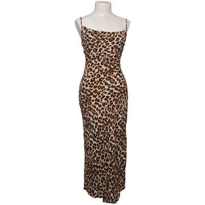 Maxikjole (Beige, Sort, Brun) fra Mango Viscose