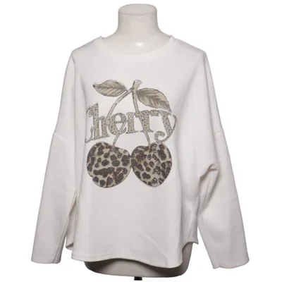 Sweatshirt (White) from Made in italy Elastane, Viscose