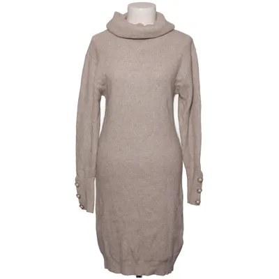 Turtleneck dress (Beige) from Miss You Cashmere, Cotton, Elastane, Wool