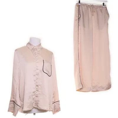 Pyjamas (Beige, Flerfärgad) från H&M Home Polyester