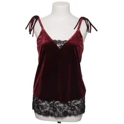 Top (Rød, Sort) fra Zara Basic Collection Polyester