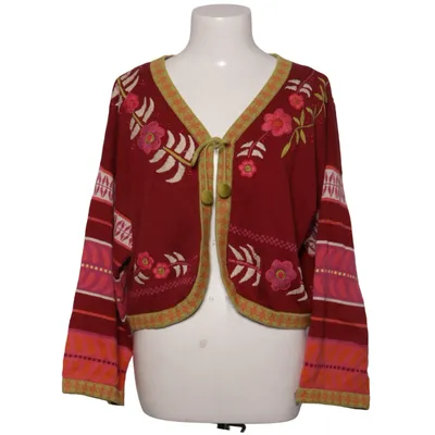 Cardigan (Red, Pink, Green) from Gudrun Sjödén Cotton, Wool