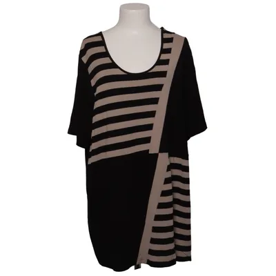 Jurk (Zwart, Beige) van Doris Streich Elastaan, Viscose