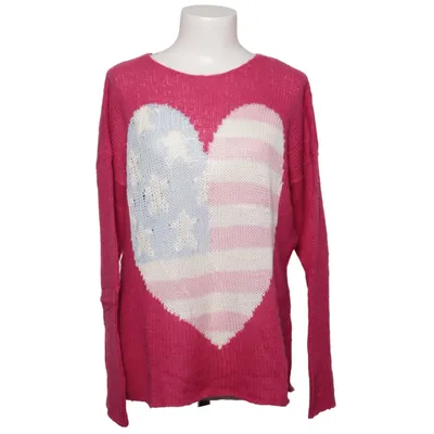 Sweater (Pink, Blue, White) from Wildfox Acrylic, Polyamide, Viscose, Wool