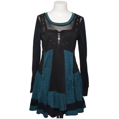 Klänning (Blå, Svart, Flerfärgad) från C'fait pour Vous Elastan, Polyester