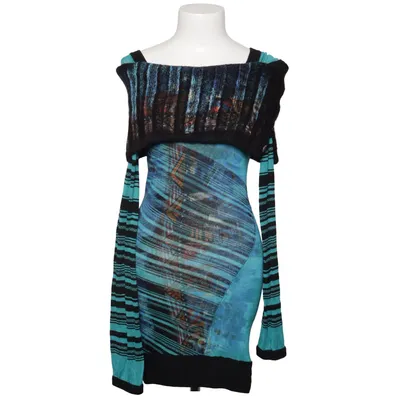 Klänning (Blå, Svart, Flerfärgad) från Save the Queen Mohair, Polyamid, Viskos