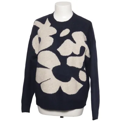 Tröja (Blå, Vit) från Gina Akryl, Elastan, Polyamid, Polyester, Ull