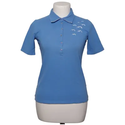 Polo shirt (Blue) from Charles Robertson Cotton, Elastane