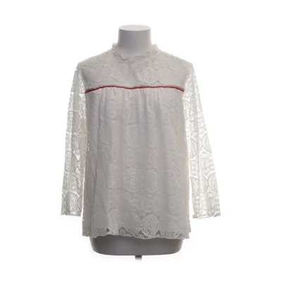 Blus (Vit, Röd) från Tissaia Bomull, Polyamid, Polyester