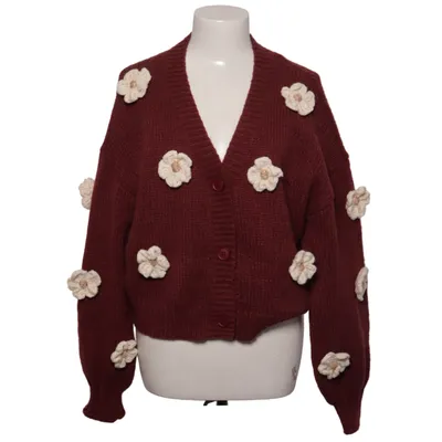 Cardigan (Violet, Blanc) de Debut Polyester