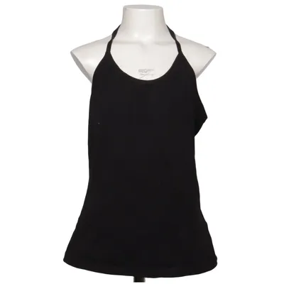 Halterneck top (Sort) fra H&M Young Bomuld, Elastan