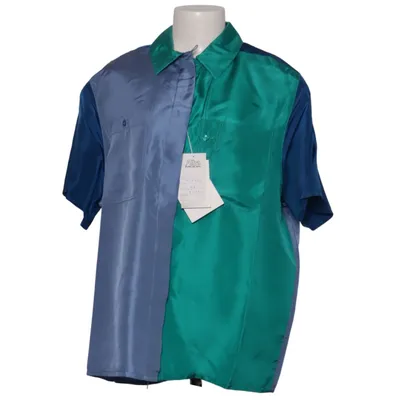 Short sleeve shirt (Blue, Green, Multicolored) from Alba Moda Silk