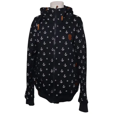 Hoodie (Black, White) from Vinte Cotton, Polyester