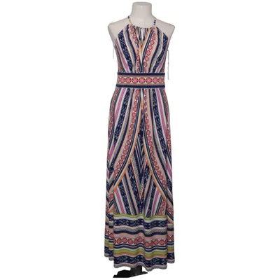 Maxi dress (Blue, Multicolored) from London Times Elastane, Polyester