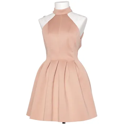 Klänning (Beige) från ASOS Elastan, Polyester