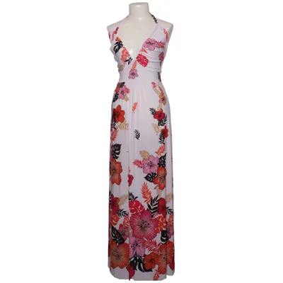 Maxi dress (White, Multicolored) from City Goddess Elastane, Polyester