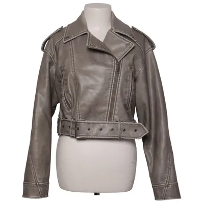 Bikerjacka (Grå) från Qed London Polyester, Polyuretan