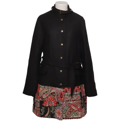 Mantel (Schwarz, Mehrfarbig) von Desigual Baumwolle, Polyester, Wolle