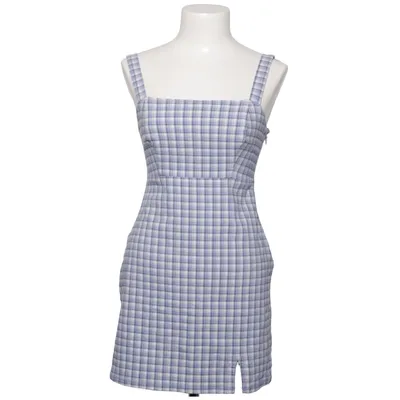 Klänning (Blå, Vit) från Hollister Elastan, Polyester, Viskos