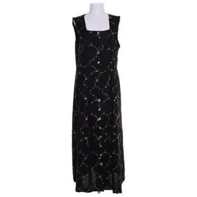 Dirndl (Zwart, Meerkleurig) van Os Trachten Linnen, Viscose