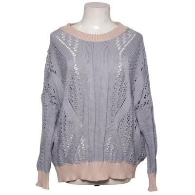 Tröja (Blå, Beige) från Meisïe Akryl, Polyamid