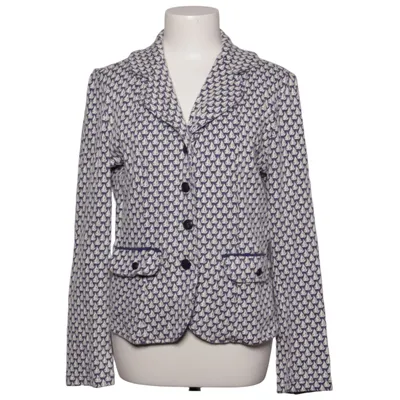 Blazer (Blau, Weiß) von King Louie Baumwolle, Elasthan, Polyester