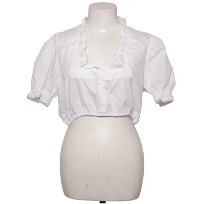 Chemisier Dirndl (Blanc) de Almenrausch Coton, Polyester