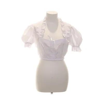 Dirndlblus (Vit) från Lifos Bomull, Polyester