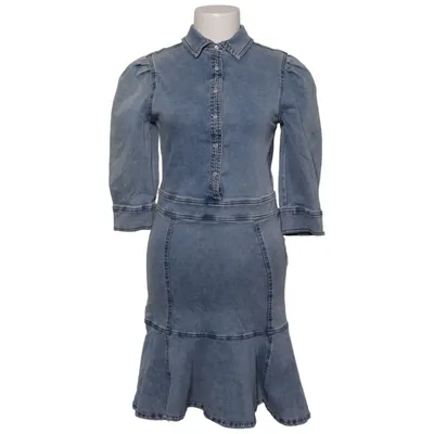 Denim jurk (Blauw) van Jacky Luxury Katoen, Elastaan