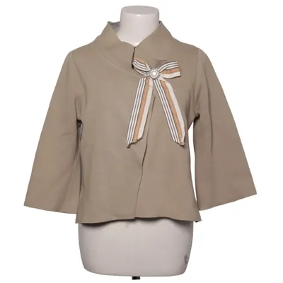 Jacket (Beige, Gray) from Le Streghe Cotton