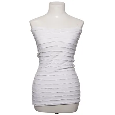 Tube top (White) Cotton, Elastane