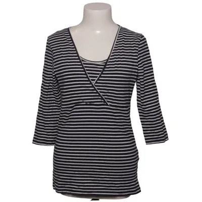 Top (Blue, White) from Ml Elastane, Organic cotton