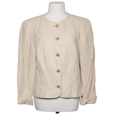 Jakke (Beige) fra Petressa Bomuld, Linned, Viscose