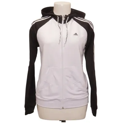 Hættetrøje (Hvid, Sort) fra Adidas Polyester