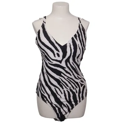 Sport bodysuit (Black, White) from Janina Elastane, Polyamide, Polyester