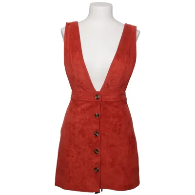 Denimspencer (Rød) fra Forever 21 Elastan, Polyester