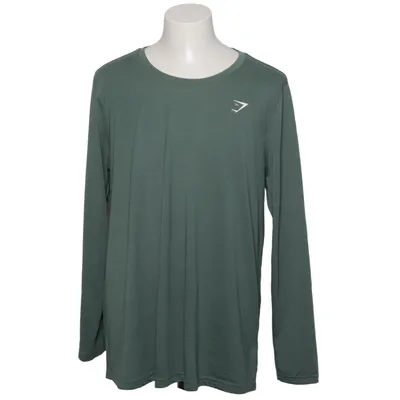 T-shirt à manches longues (Vert) de Gymshark Coton, Polyester