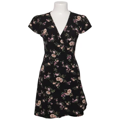 Wrap dress (Black, Multicolored) from JCL Elastane, Polyester