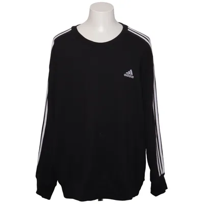 Collegetröja (Svart, Vit) från Adidas Bomull