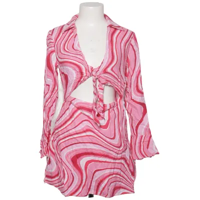 Klänning (Rosa, Röd, Vit) från Zara Linne, Viskos
