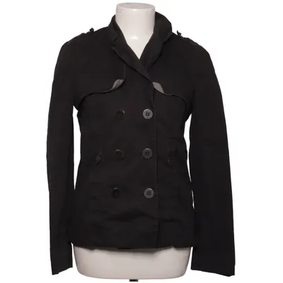 Trenchcoat (Schwarz) von ONLY Edge Collection Baumwolle, Polyester